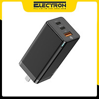 Củ Sạc Baseus GaN2 Pro Charging Charger C+C+A 65W Charging Set (Kèm cáp sạc C to C 100W) - Hàng Chính Hãng