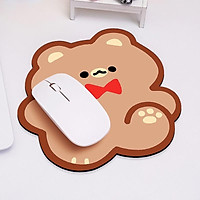 Lót chuột, bàn di chuột 20x22cm chống trượt, chống thấm - Miếng lót chuột họa tiết hoạt hình dễ thương (MLC04)