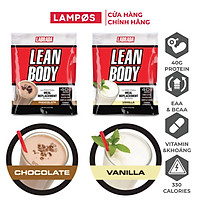 Labrada Lean Body (Dạng Gói), Sữa Thay Thế Bữa Ăn Tiện Lợi, Bổ Sung 40g Protein, Vitamin Khoáng Chất Thiết Yếu, Hỗ Trợ Đốt Mỡ + Tăng Cơ Nạc, Gói 79G