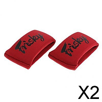 2xSBR Gel Boxing Knuckle Protection Under Hand Wraps Guards Protector Red