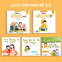 Combo 5 Cuốn Sách Thơ Cho Bé Tập Nói - Sách Đọc To Bồi Dưỡng Cảm Xúc EQ (Truyện tranh cho trẻ 0-1-2-3-4-5-6 tuổi)