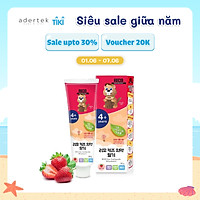 Kem đánh răng trẻ em RICO Kids (90g) thành phần chiết xuất từ thiên nhiên - hương Strawberry / Blueberry (Cho trẻ trên 4 tuổi)