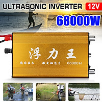 68000W DC 12V Ultrasonic Inverter Electronic Fisher High Power Sine Wave Fishing Machine Safe Inverter