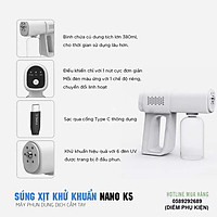 Máy Xịt Khử Khuẩn Nano Hàng Cao Cấp. Máy Diệt Khuẩn, Máy phun khử khuẩn Cầm Tay,