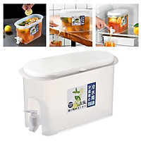 1 Gallon Refrigerator Lemonade Jug Mix Drinks Water Jug for Hot and Cold Lemonade Jar Household Pitcher Iced Beverage Dispenser Fresh-keeping