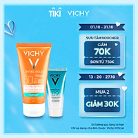 Bộ Sản Phẩm Chống Nắng & Căng Mượt Da VICHY Capital Soleil Dry Touch