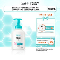 Sữa tắm toàn thân cấp ẩm chuyên sâu dạng bọt Curel 480 ml