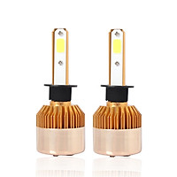 Auto Led Headlight Bulb Golden Auto Headlight Kit 6500K White Light 40W Cob Chip Lamp Conversion H1/ H4/ H7/ H1