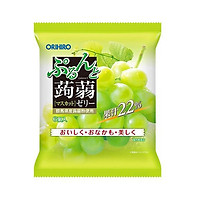 Thạch trái cây Orihiro gói nhỏ 6 cái/gói (vị nho xanh, nho tím) - Date 2/2021