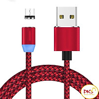 Dây cáp sạc nam châm tròn xoay 360 độ đầu Micro USB dành cho dòng điện thoại Sam Sung, Nokia ,oppo ....