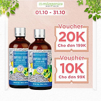 Combo 2 Lotion Bưởi Phục Hồi Tóc Hư Tổn Milaganics (100ml/Chai)