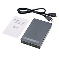 2.5" SATA to USB 3.0 SSD/HDD Case 6Gbps High Speed HDD Enclosure HDD/SSD Caddy Drawer Design HDD Case