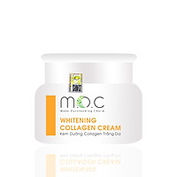 Kem Dưỡng Collagen Trắng Da M.O.C - Chiết xuất Hoa Nghệ Tây (Saffron) chống oxy hóa, nuôi dưỡng tế bào da, chống lão hóa, ngăn ngừa sạm nám, không bết rích, thông thoáng lỗ chân lông