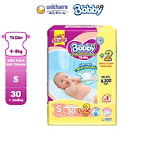 Tã Dán Bobby Siêu Thấm - Khô Thoáng S30 + 2 Miếng