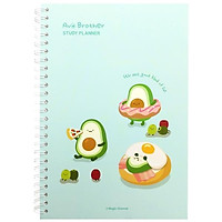 Sổ Lò Xo Lên Kế Hoạch Avo Brother Study Planner - Magic Channel - Màu Xanh Mint