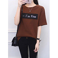 Áo Thun Nữ I'm Fine