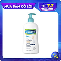 Cetaphil tắm gội hữu cơ Organic - Cetaphil Baby Wash & Shampoo with Organic Calendula