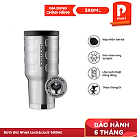 Bình Giữ Nhiệt Lock&Lock Bumper Tumbler LHC4140SLV 580ml Bạc