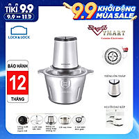 Máy Xay Thịt Cối Inox Lock&Lock EJM172 (2 lít) Hàng Chính Hãng