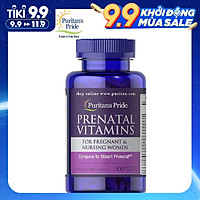 Thực Phẩm Chức Năng - Dinh Dưỡng Cho Phụ Nữ Mang Thai Và Sau Sinh Puritans Vitamin Tổng Hợp Prenatal Vitamins (100 Viên)