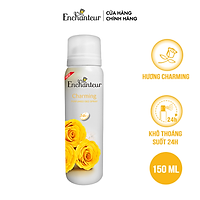 Xịt khử mùi nước hoa Enchanteur Charming nồng nàn duyên dáng ngăn mồ hôi & mùi cơ thể 150ml