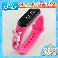 Đồng Hồ Điện Tử Trẻ Em Kiểu Dáng Dễ Thương Dây Đeo Silicone - TE000001