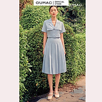 Chân váy dài xếp li GUMAC VB689