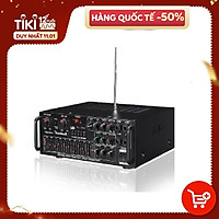 600W 240V 2 Channel bluetooth EQ Equalizer Stereo Power Amplifier Hifi FM Radio USB Support 4 Microphone with Remote Control