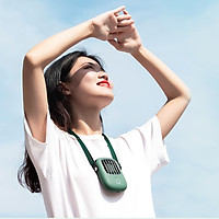 Quạt Treo Cổ Min Thời Trang - 3 Cấp Độ Gió - Sạc USB Tiện Lợi Cho Dã Ngoại Du Lịch