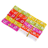 10 Bundle Daisy Printed Sheer Wired Ribbon 15 mm 20mm Multi Color Decoration