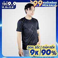 Áo Thun Nam Họa Tiết Dập Vân Phông Trơn Basic Unisex Thun Thể Thao Form Rộng Thoáng Mát Cao Cấp Big Sport