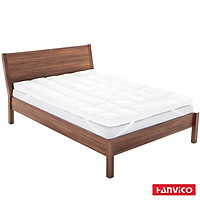 Topper làm mềm đệm HANVICO Microfiber kháng khuẩn dày 5cm; 9cm