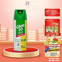 Bình xịt diệt vi khuẩn, virus Dettol Glen 20 Surface Spray Citrus Breeze (300g)