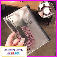 Gói chun 100 dây túi zip mix màu AHOA1