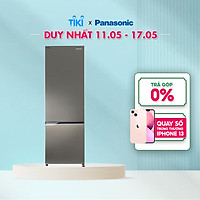 Tủ Lạnh 2 Cánh Panasonic 322 Lít NR-BV360QSVN ngăn đá dưới - Ngăn đông mềm siêu tốc- Hàng chính hãng
