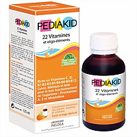 Thực phẩm chức năng PEDIAKID 22 Vitamines et Oligo - Elements, 22 Vitamin và Khoáng Chất (125 ml)