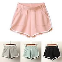 Woman Sports Casual Pure Color Fashion Candy Color Shorts