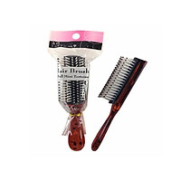Lược chải tóc đầu tròn mini bỏ túi tiện lợi (1 cái) tặng 2 zipper 10cm