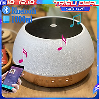 Máy Xông Tinh Dầu Có Loa Bluetooth Kết Nối Với Điện Thoại Nghe Nhạc Cực Hay, Máy Khuếch Tán Tinh Dầu Cho Phòng Lớn Thể Tích 1000ML, Có Remote Điều Khiển Từ Xa và Đèn LED Biến Đổi Màu Cực Đẹp