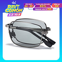 Kính mát đổi màu gấp gọn tiện lợi ROBEO A615, gọng kim loại, đi cả ngày và đêm