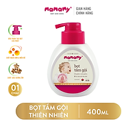 Bọt Tắm Gội 2 In 1 Thiên Nhiên Siêu Kháng Khuẩn An Toàn Cho Trẻ Mamamy (400ml)
