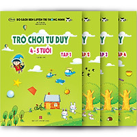Combo trò chơi tư duy 4-5 tuổi ( trọn bộ 4 cuốn)