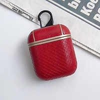 Bao Case Leather Luxury Cho Airpods 1/ Airpods 2 Bảo Vệ Chống Va Đập