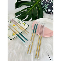 Đũa inox mạ ánh kim - HN