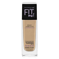 Maybelline Fit Me Dewy & Smooth Luminous Liquid Foundation - Sandy Beige 210