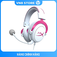 Tai Nghe Gaming HyperX Cloud II Pink Edition Giả lập âm thanh vòm 7.1 - Hàng Chính Hãng
