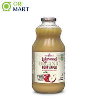 Nước Ép Táo Hữu Cơ Nguyên Chất Lakewood 100% Trái Cây Tự Nhiên 964ml - Pure Apple 946ml Lake Wood