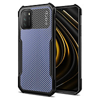 Ốp lưng cho Xiaomi Poco M3 Rzants Carbon - Hàng nhập khẩu