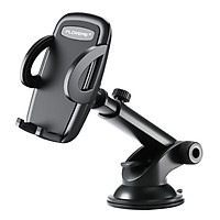 Floveme Windshield Car Phone Holder Dashboard Cell Phone Stand Universal Bracket Black&grey