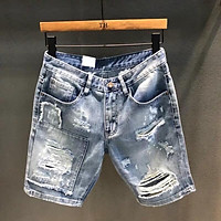 QUẦN SHORT JEAN NAM CHẤT BÒ CO GIÃN MẪU MỚI SIÊU HOT THỜI TRANG CAO CẤP QJ0030(HÌNH THẬT)